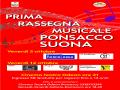 PRIMA RASSEGNA MUSICALE PONSACCO SUONA